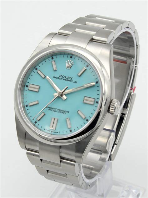 rolex tiffany blue dial 41mm|rolex tiffany blue face.